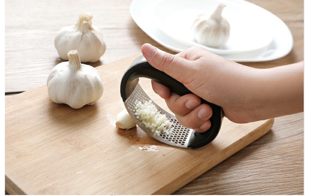 Stainless Steel Garlic Press