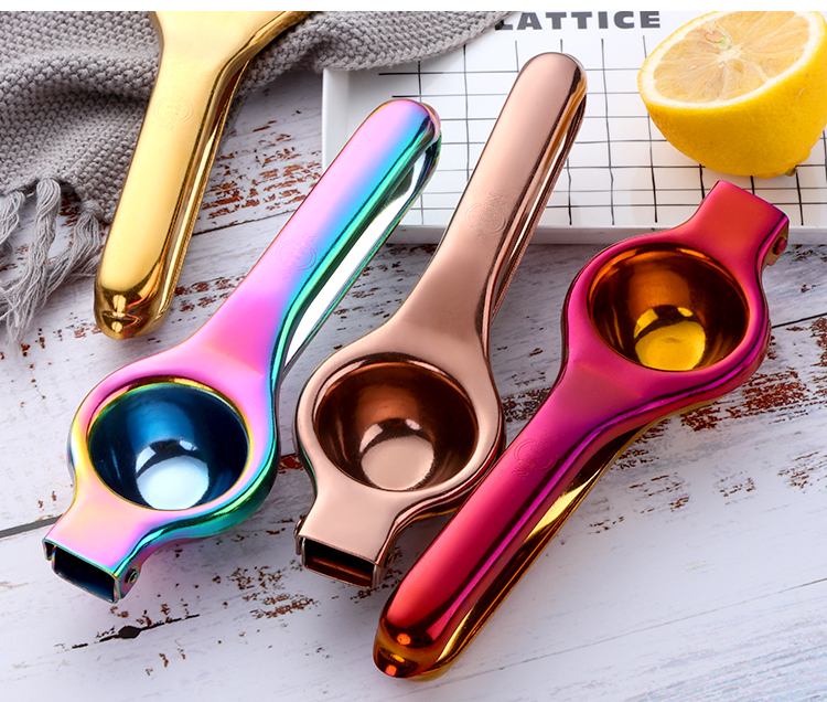 Stainless Steel Rainbow Coloured Squeezer