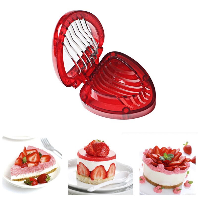 Red Mini Strawberry Cutter