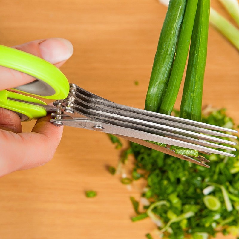 5-Blades Quick Herb Cutting Scissors