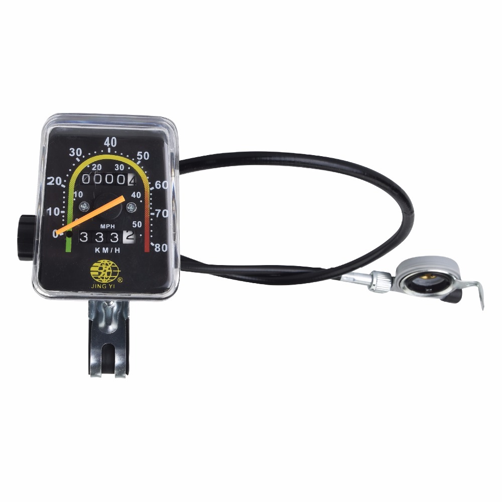 Classic Mechanical Analog Bicycle Speedometer and Odometer