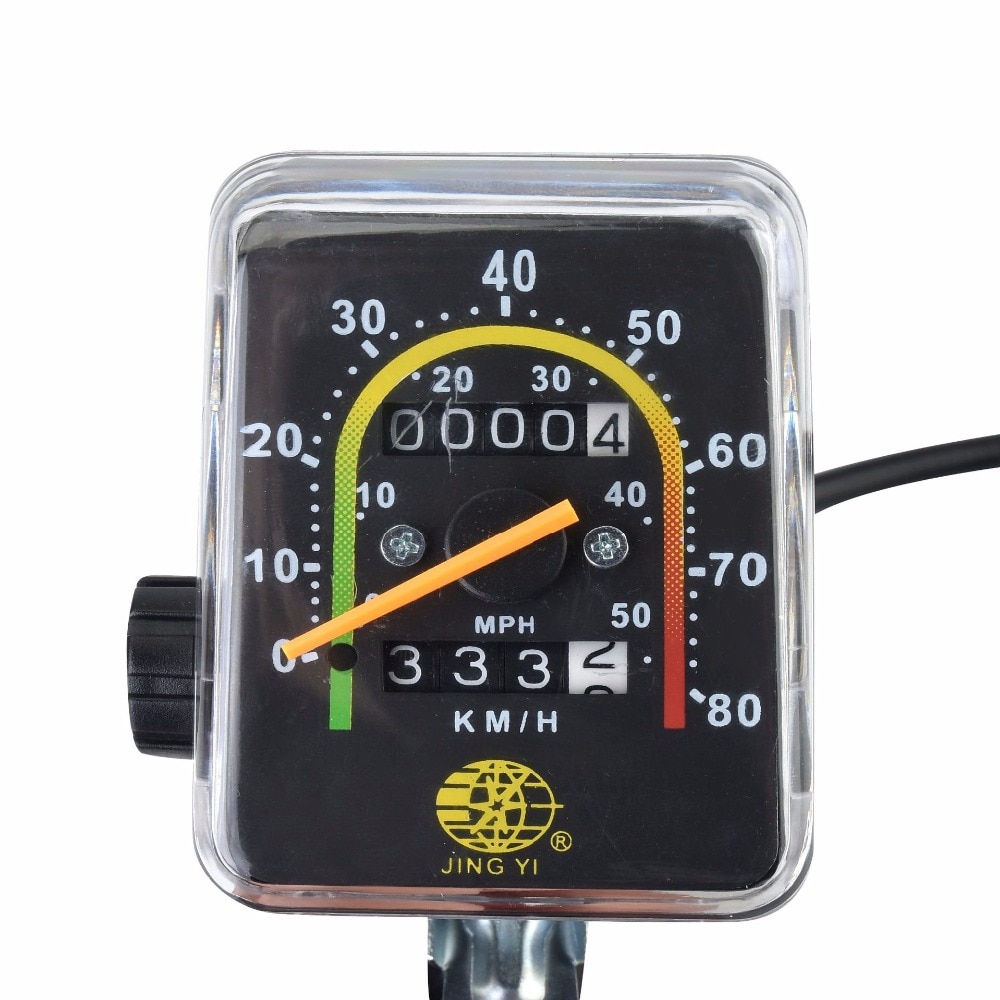 Classic Mechanical Analog Bicycle Speedometer and Odometer