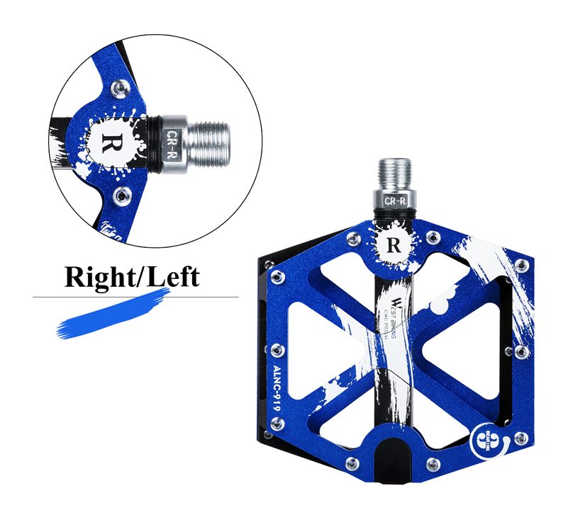 3 Bearings Aluminum Bike Pedals