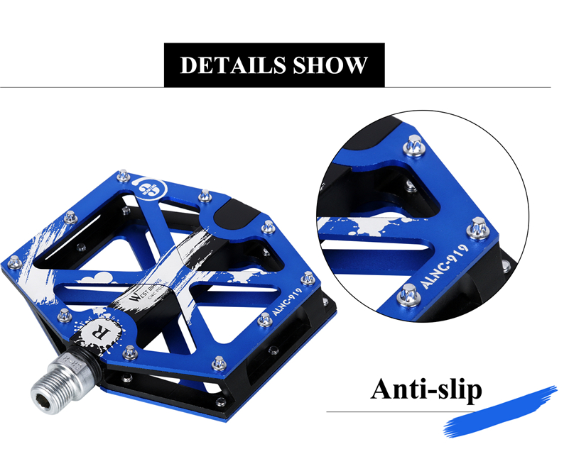 3 Bearings Aluminum Bike Pedals