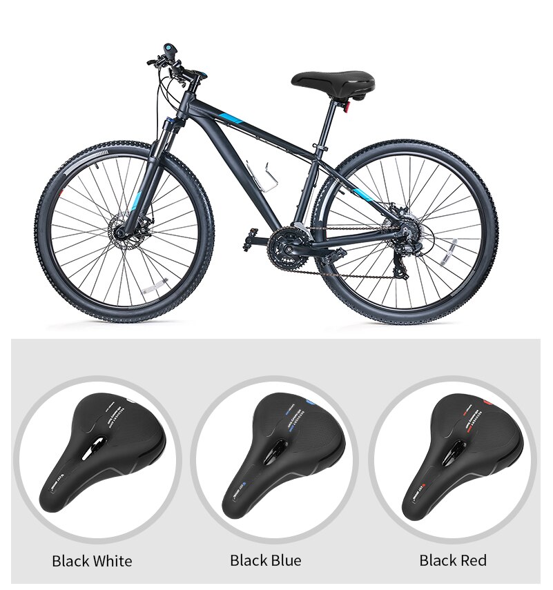 Non-Slip Shock-Absorbing Bicycle Saddle
