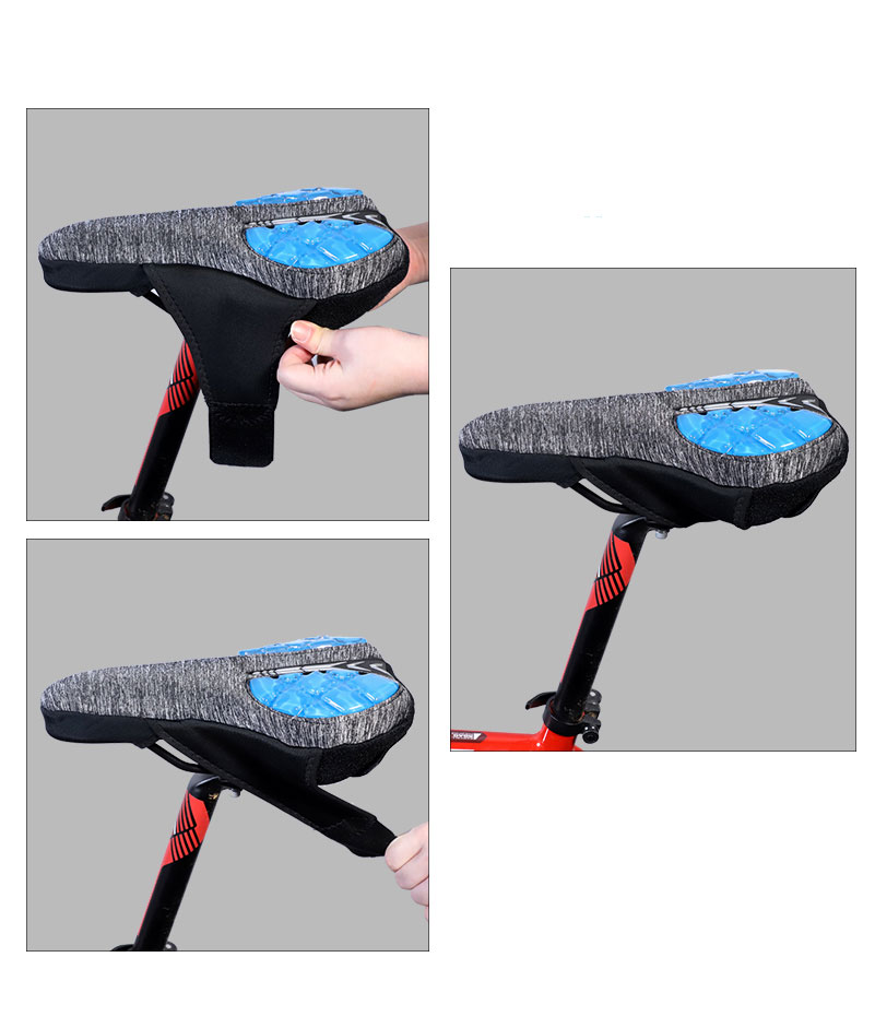 3D Design Silicon Bicycle Saddle Cover