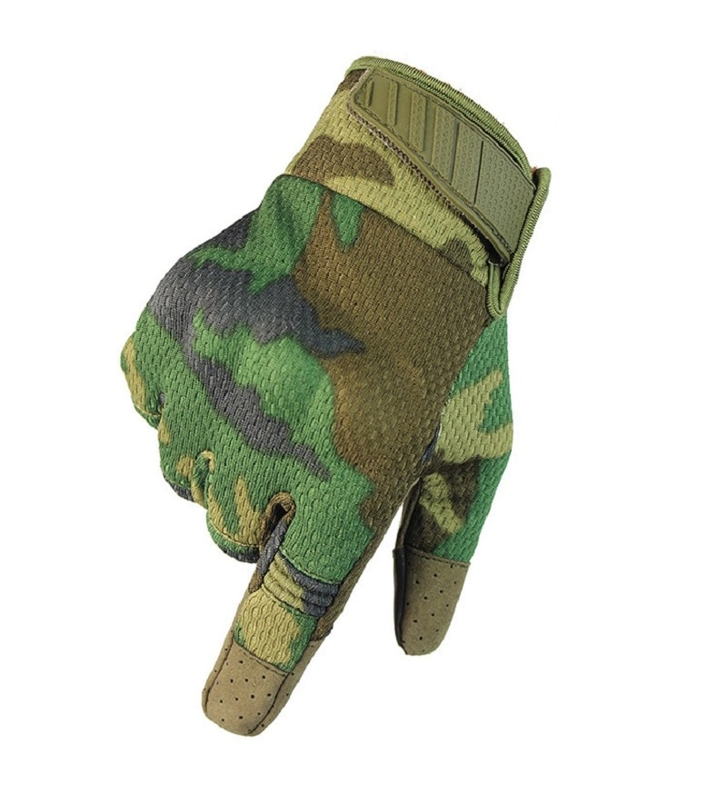 Men's Camouflage Full Finger Cycling Gloves