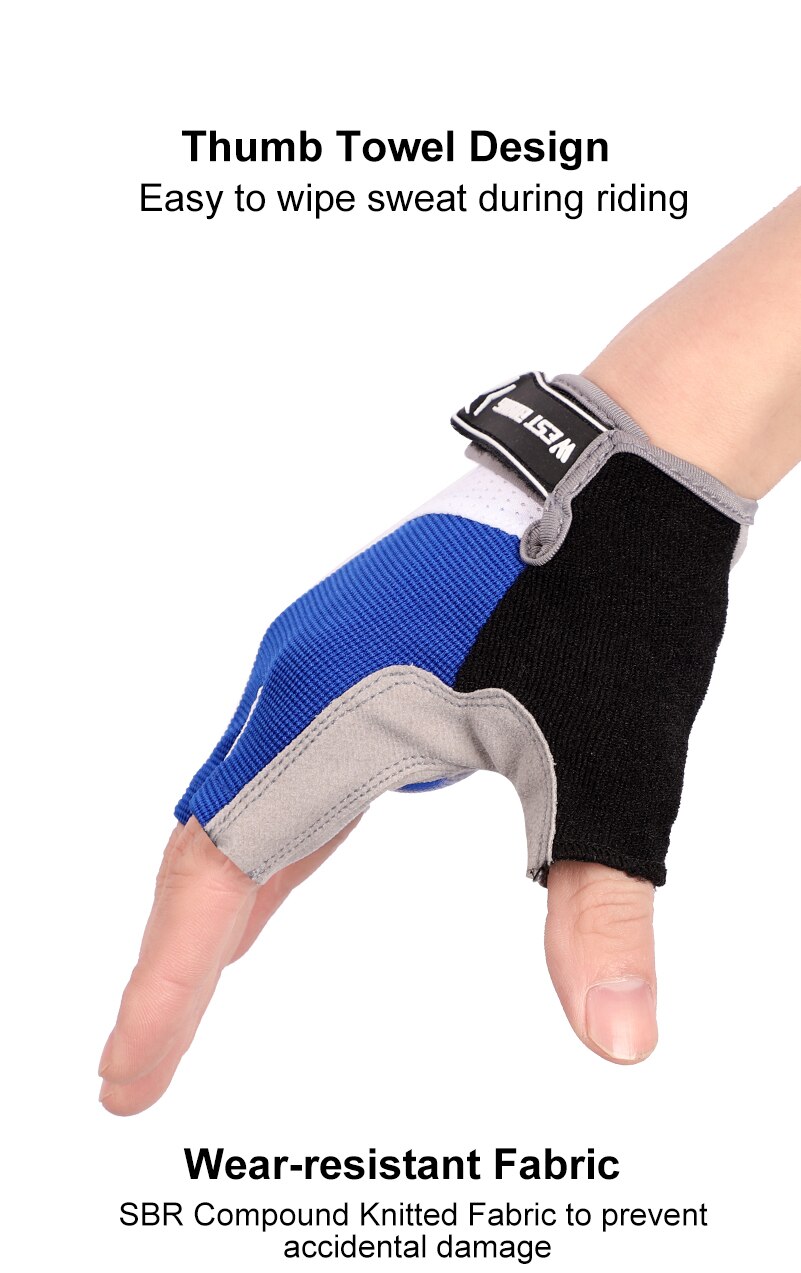 High Elastic Breathable Half Finger Cycling Gloves