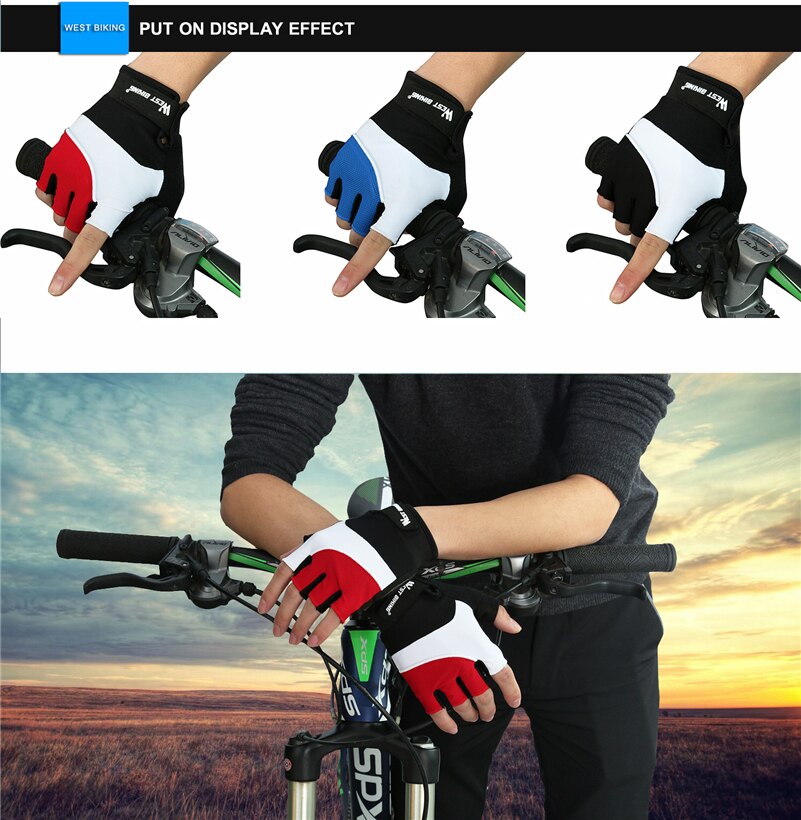 High Elastic Breathable Half Finger Cycling Gloves