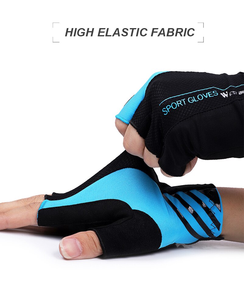 High Elastic Breathable Half Finger Cycling Gloves