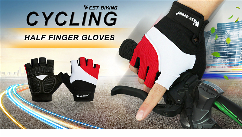 Anti-Slip Design Elastic Cycling Gloves