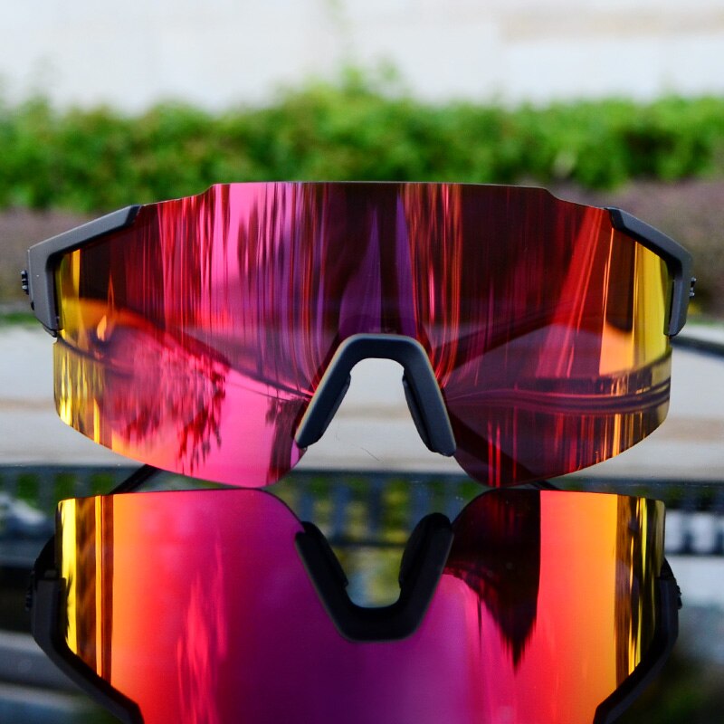 Colorful Single Lens Cycling Glasses with Box