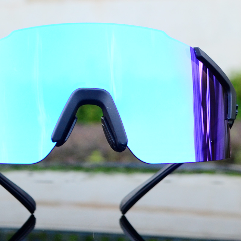 Colorful Single Lens Cycling Glasses with Box