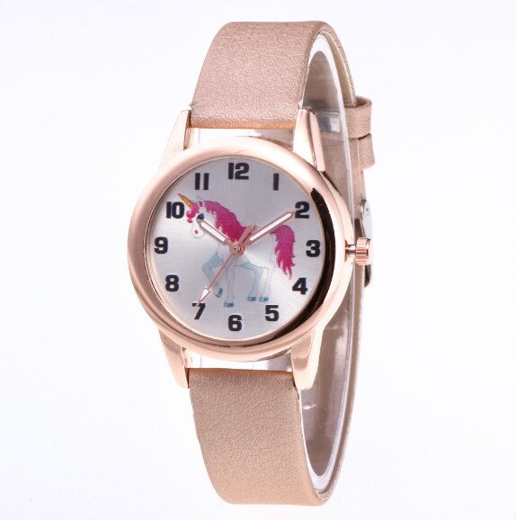 Cute Cartoon Unicorn Patterned Kid's Watches