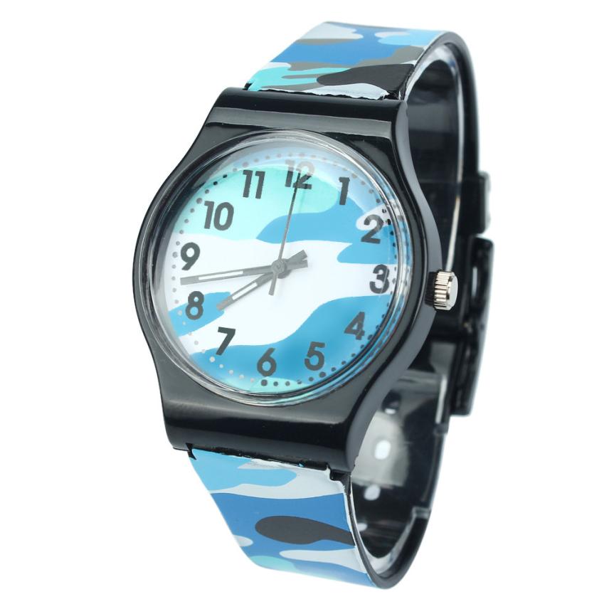 Kid's Camouflage Quartz Wristwatch