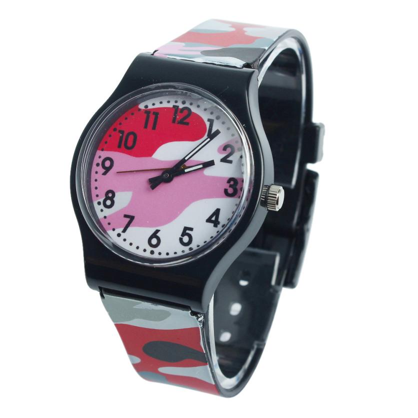 Kid's Camouflage Quartz Wristwatch