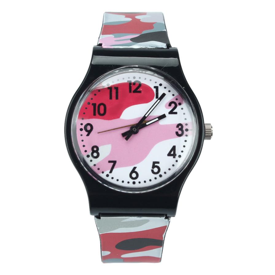 Kid's Camouflage Quartz Wristwatch