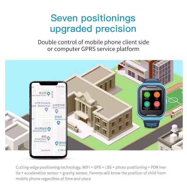 Kid's SOS Anti-Lost 4G SIM Card Smart Watch