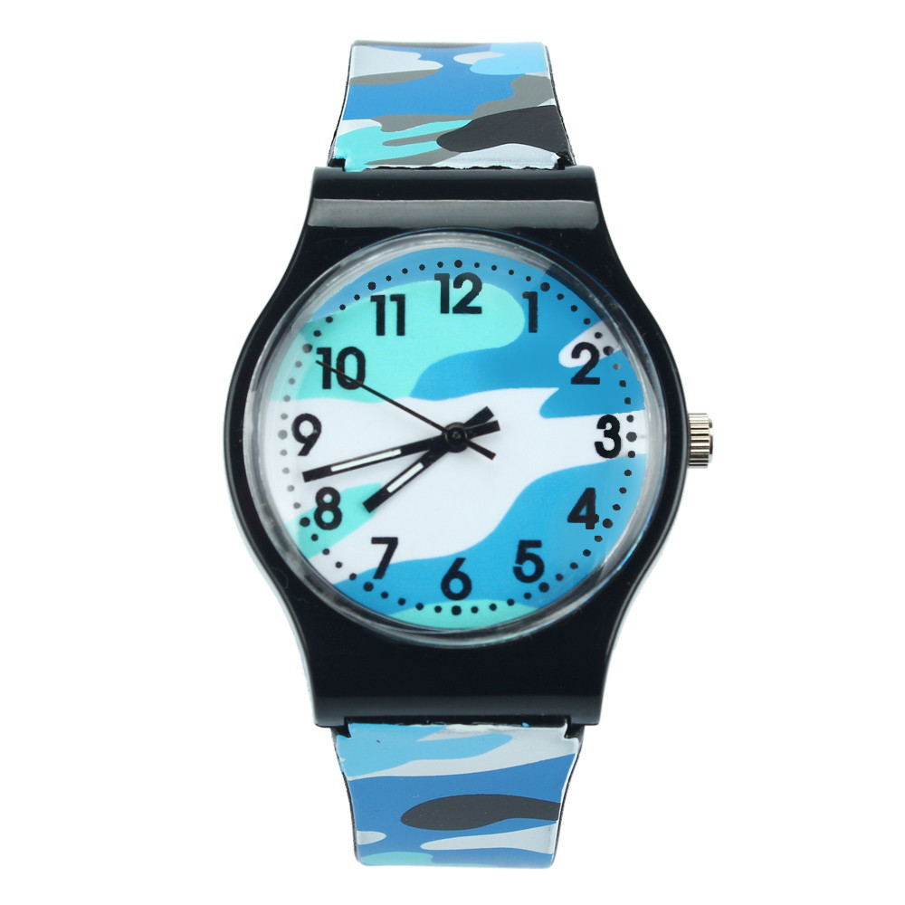 Boy's Camouflage Style LED Quartz Watch