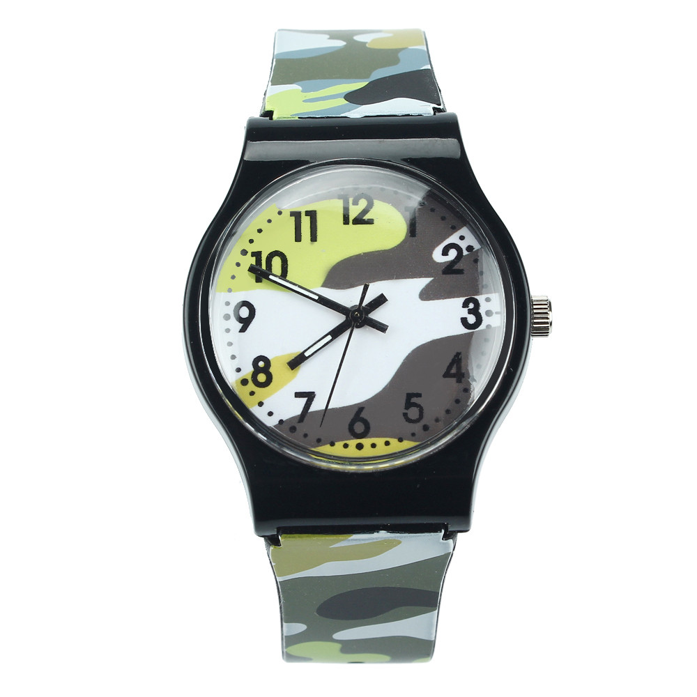 Boy's Camouflage Style LED Quartz Watch