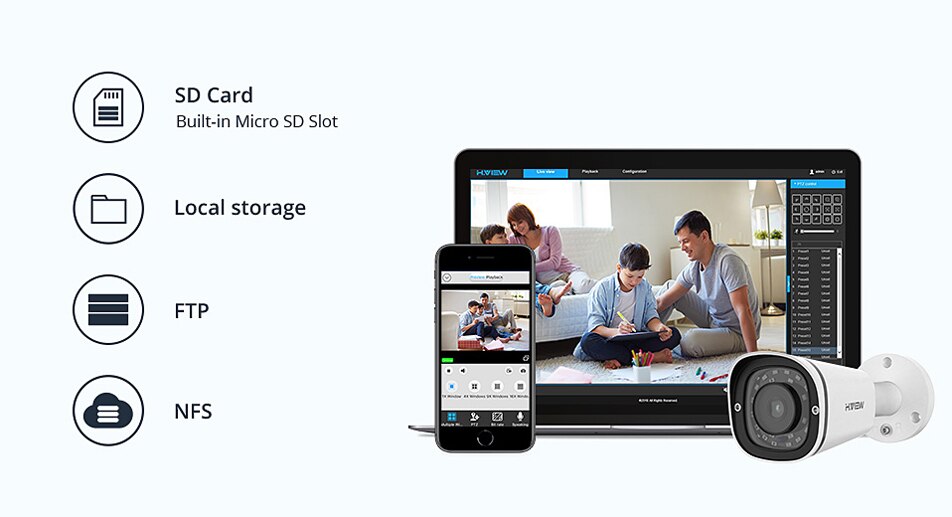 4MP IP Camera for Home Security