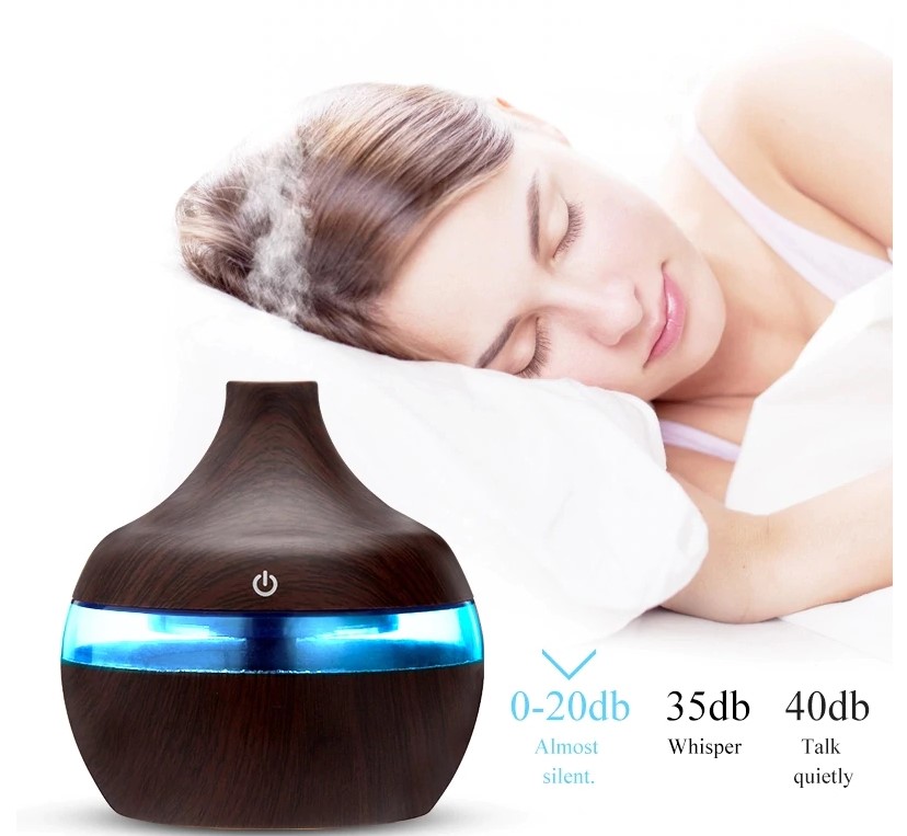 Wooden Grain Design USB Air Humidifier