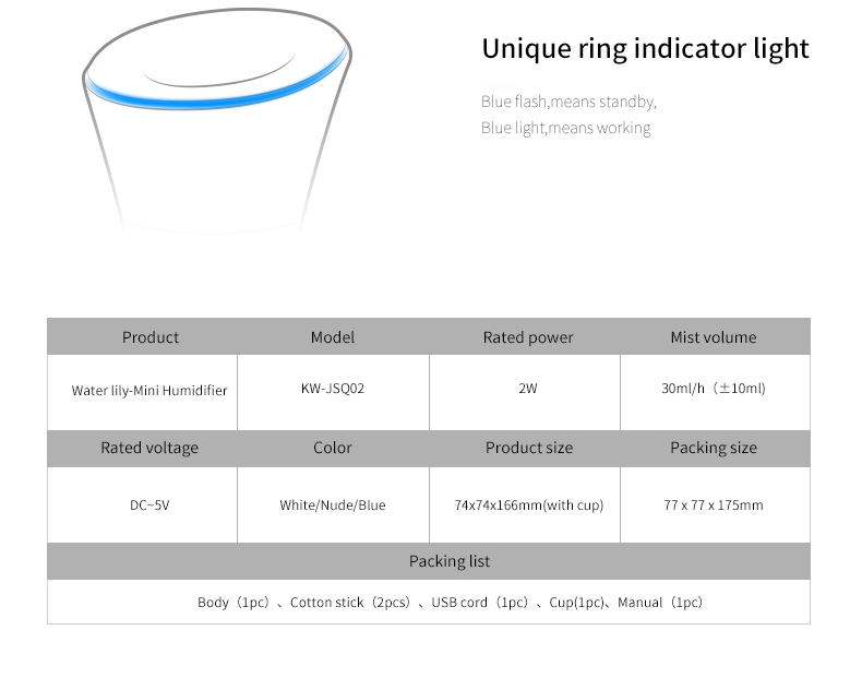 USB Portable Air Humidifier
