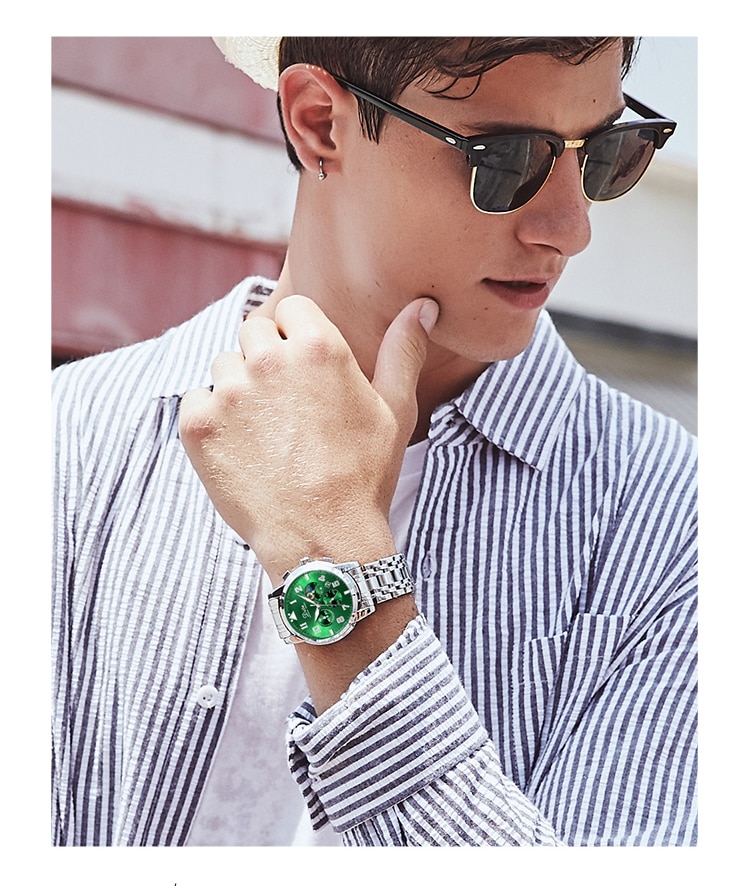 Men's Stainless Steel Quartz Watch