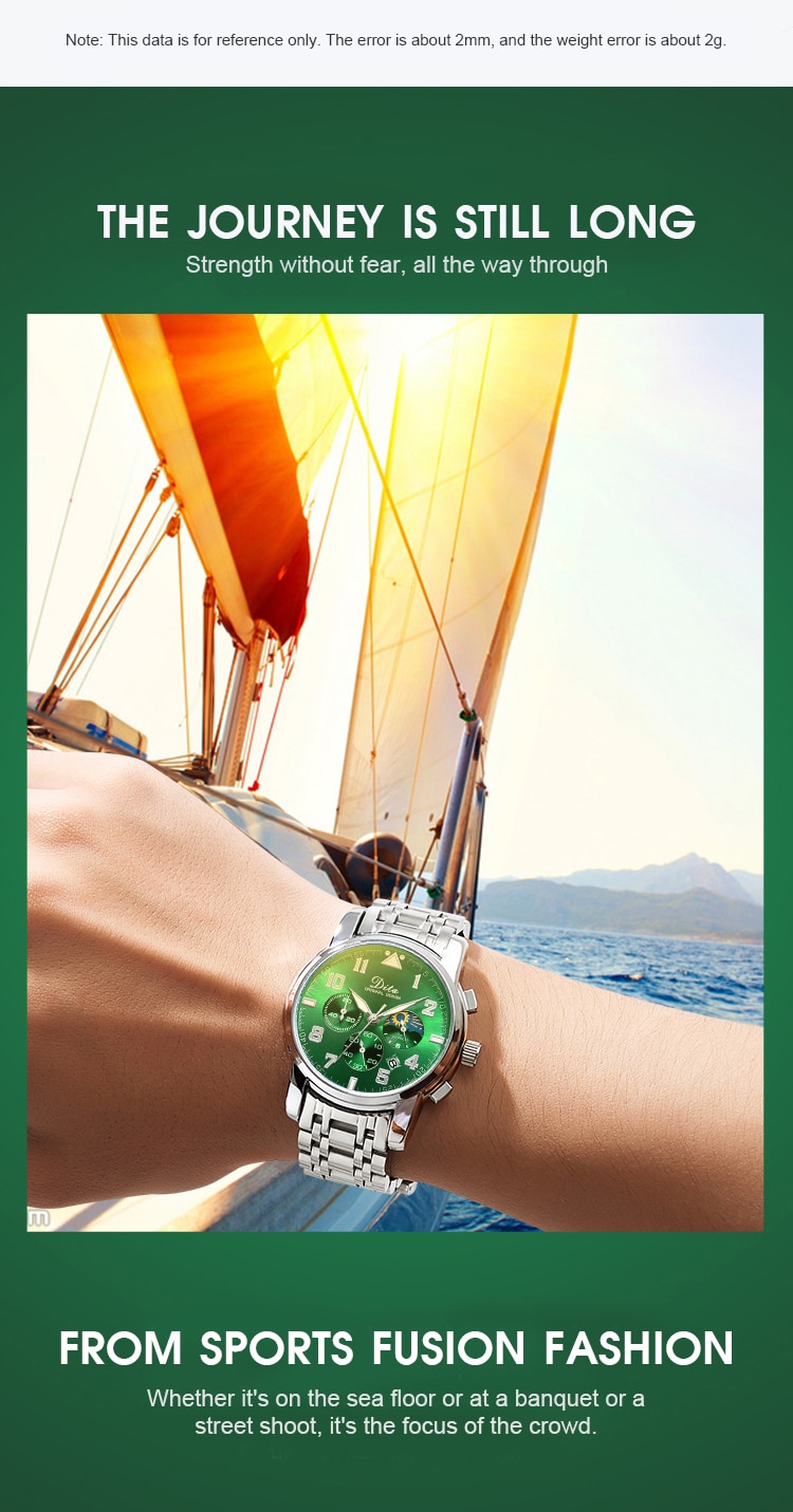 Men's Stainless Steel Quartz Watch