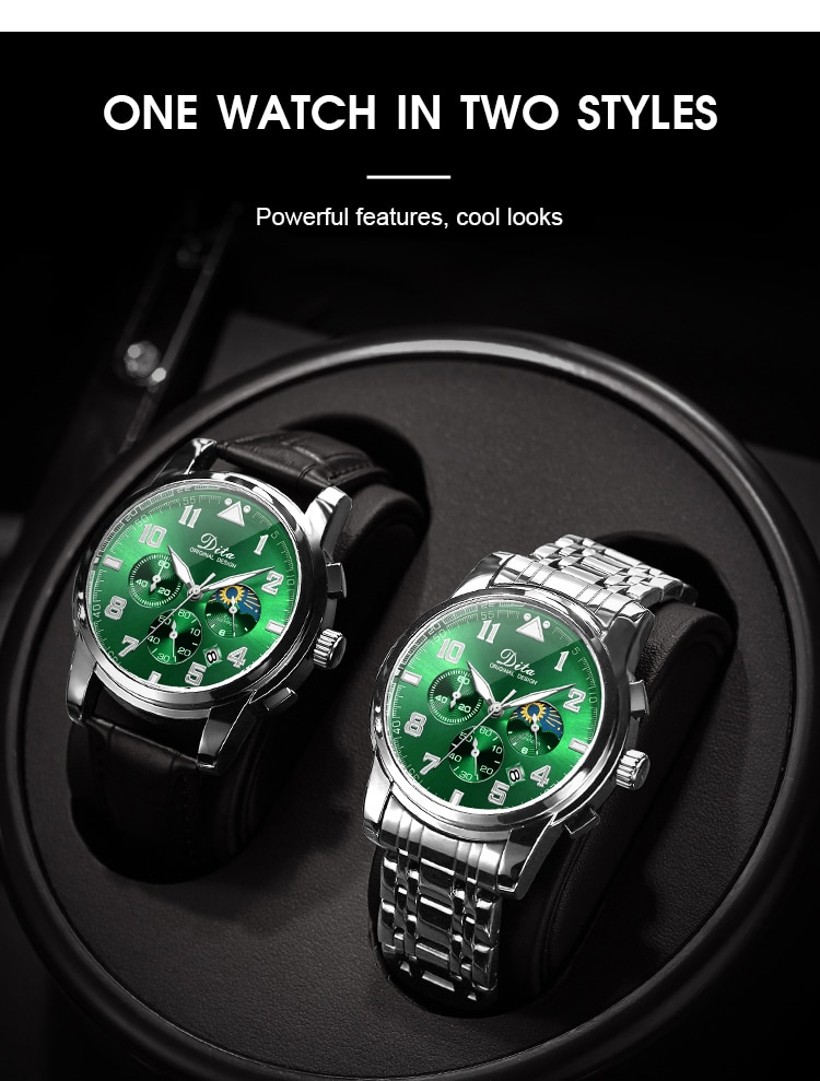 Men's Stainless Steel Quartz Watch