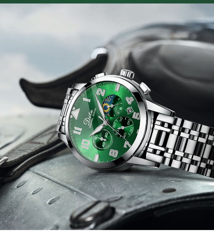 Men's Stainless Steel Quartz Watch