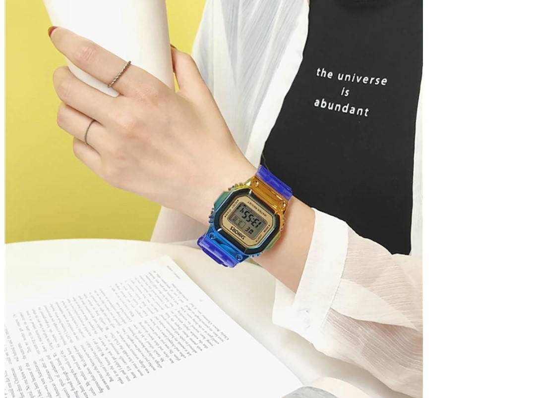 Women's Jelly Digital Sports Watch