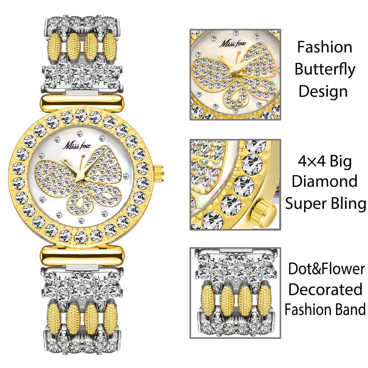 Butterfly Shaped Women's Watch