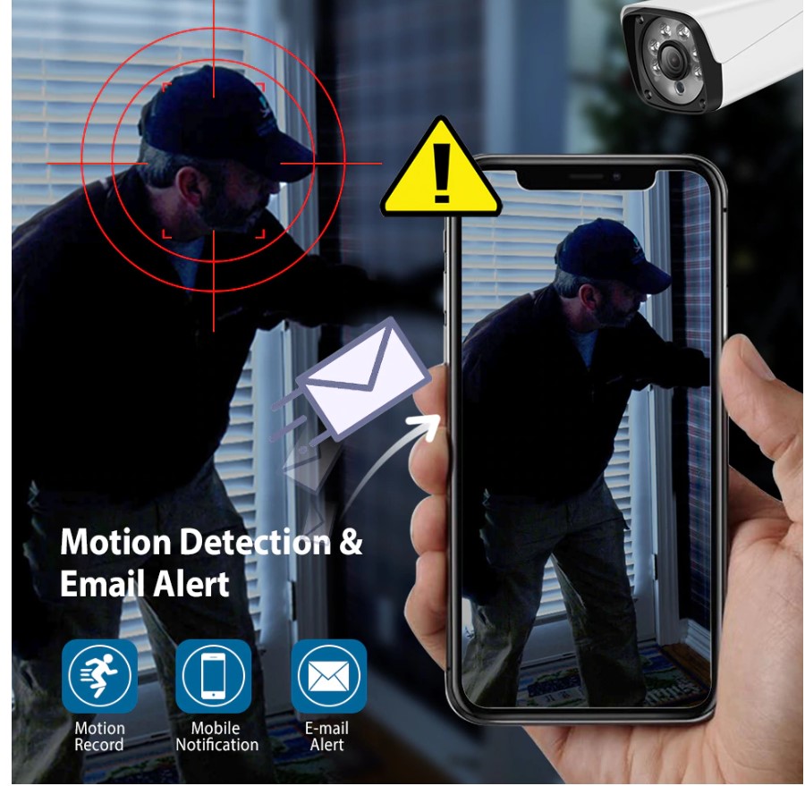 1080P Waterproof CCTV System