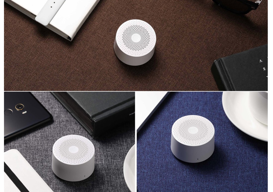 Laconic Solid White Design Bluetooth Speaker