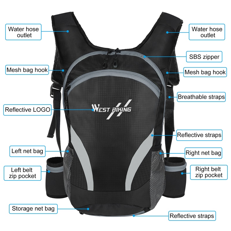 Ultralight Bicycle Backpack 15L