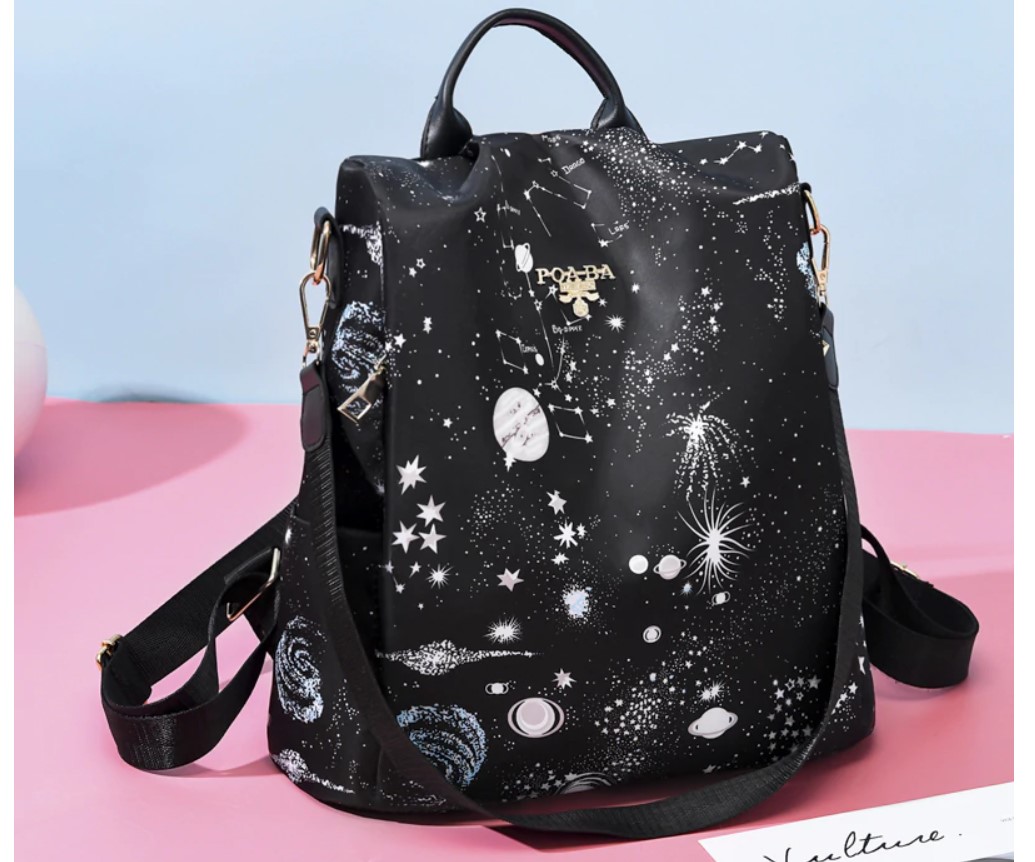 Women's Colorful Print Travel Backpack