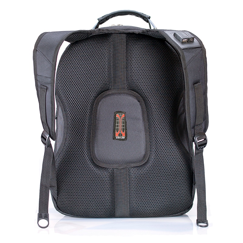 Men's Multifunctional Waterproof Backpack with USB Support