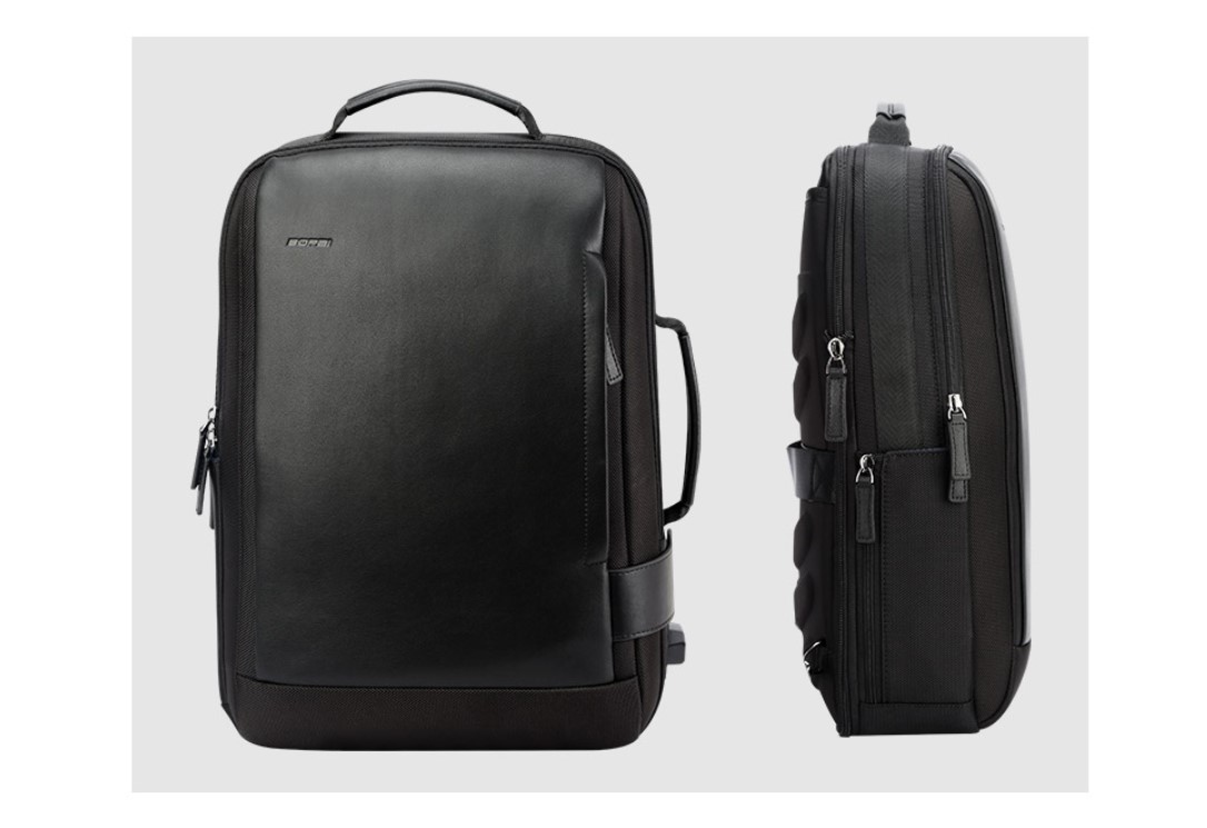 Men's Waterproof USB Backpack with Data Cable