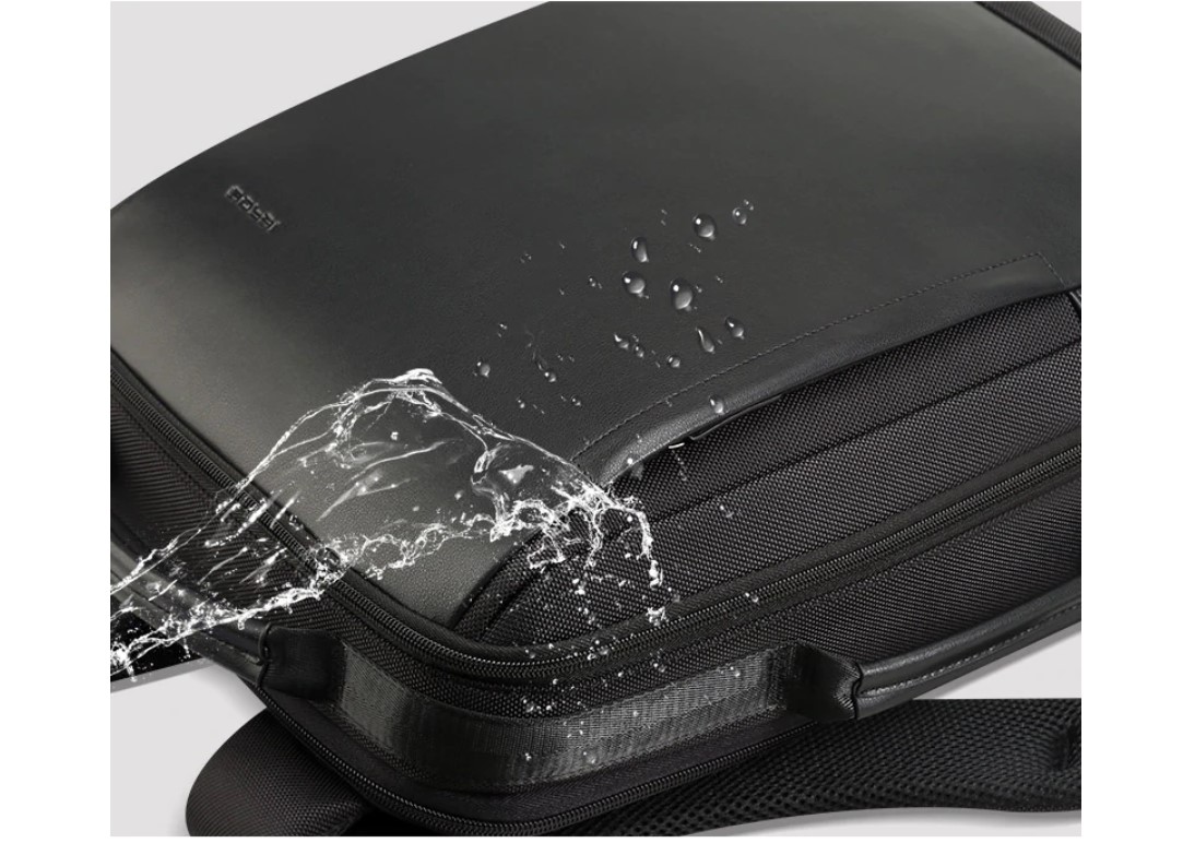 Men's Waterproof USB Backpack with Data Cable