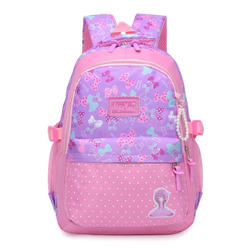Printed Large School Backpack for Teenage Girls