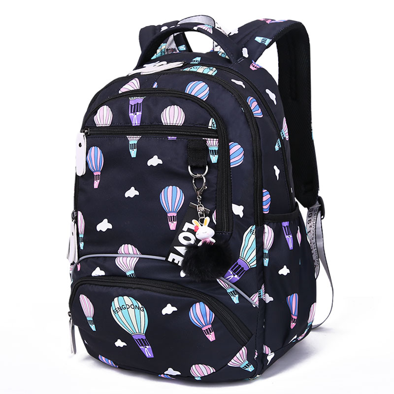 Printed Large School Backpack for Teenage Girls