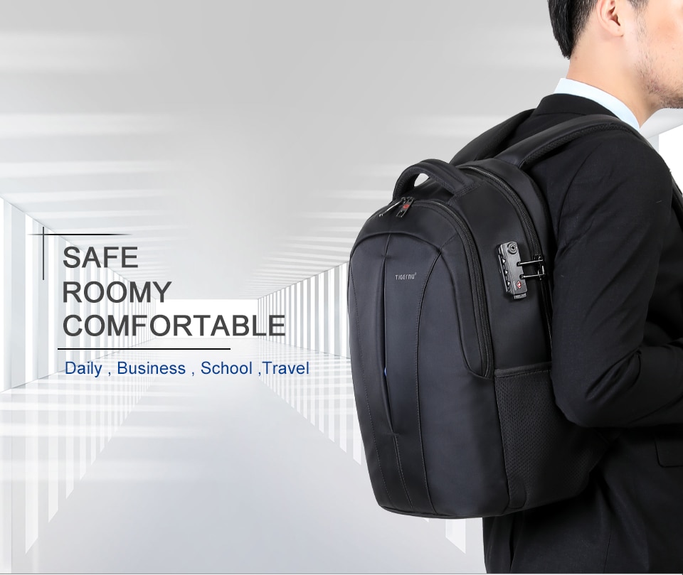 15.6 inch Laptop Backpack with TSA Lock