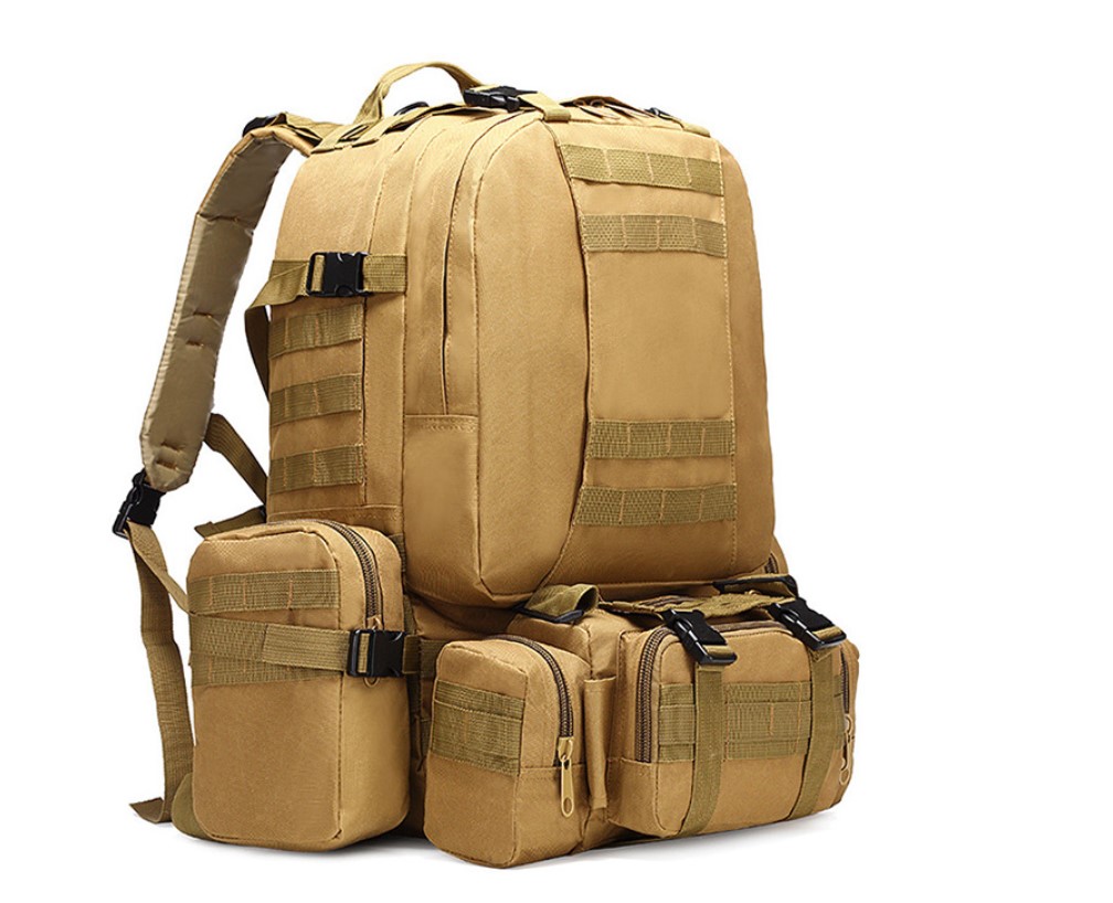 Men's 4 in 1 Tactical Style Multi-Pocket Backpack