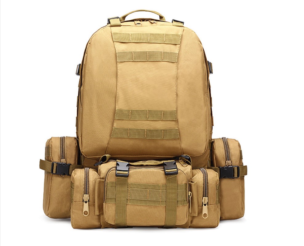 Men's 4 in 1 Tactical Style Multi-Pocket Backpack