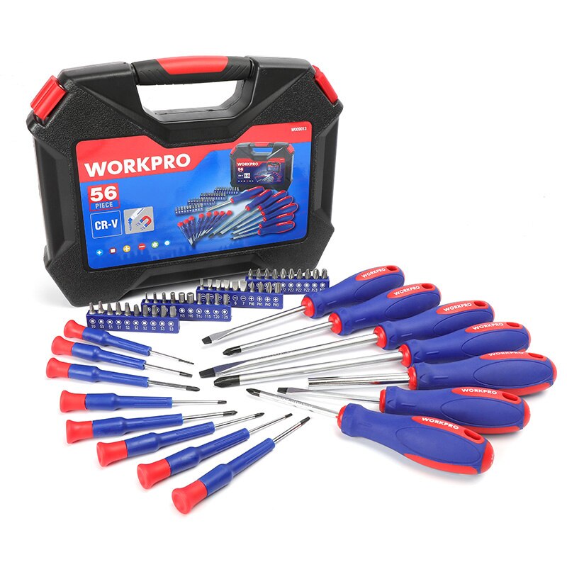 Large Screwdrivers and Heads Set with Box