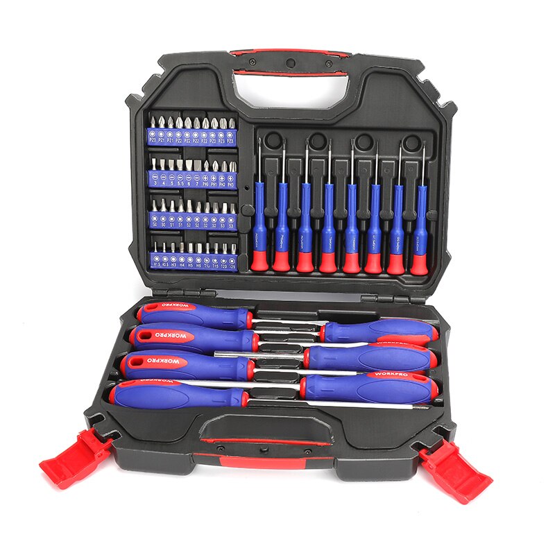 Large Screwdrivers and Heads Set with Box