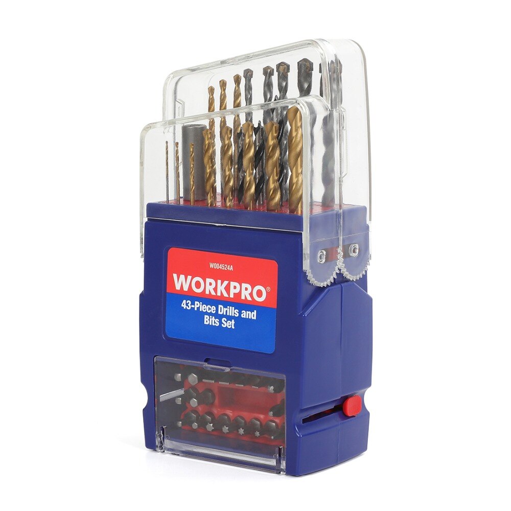 Portable Drill Bits and Screwdriver Heads Kit