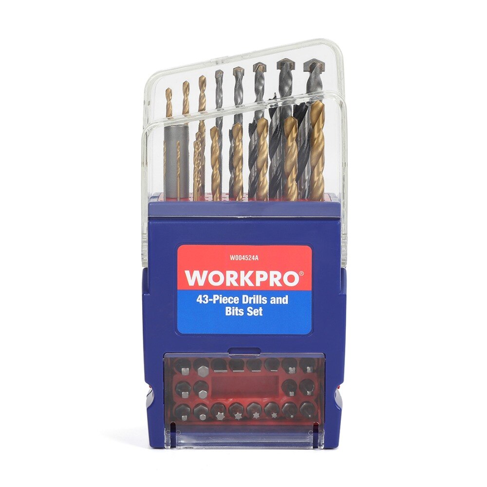 Portable Drill Bits and Screwdriver Heads Kit