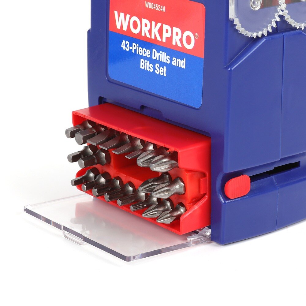 Portable Drill Bits and Screwdriver Heads Kit